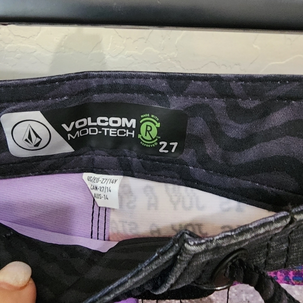 💜 VOLCOM Mod Tech Swim Trunks 27 - Picture 4 of 4